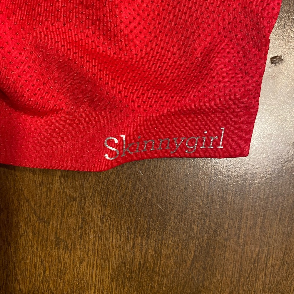 Skinny Girl Red Women's Intimate Top - Picture 8 of 9